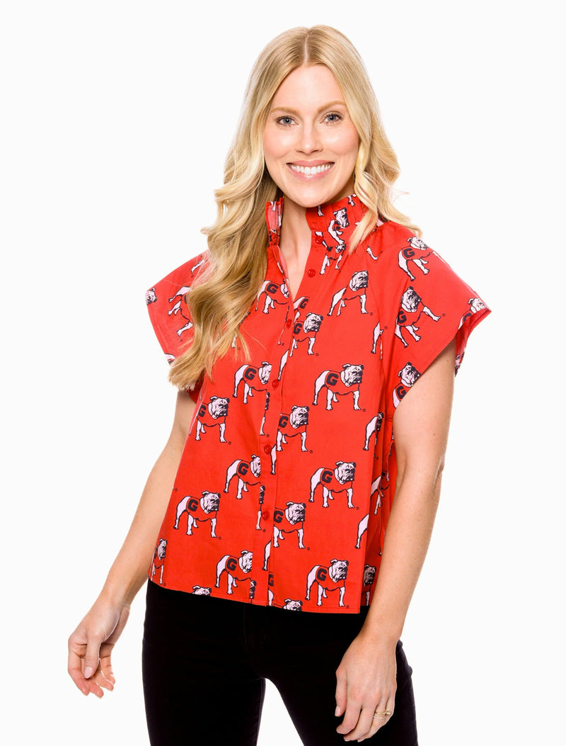 Bulldogs Poplin Blouse