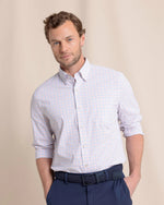 Men's Long Sleeve Charleston Plaid Sport shirt