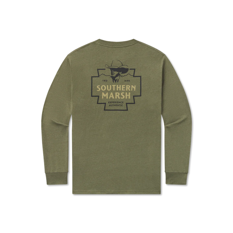 Long Sleeve Cowboy Badge Tee