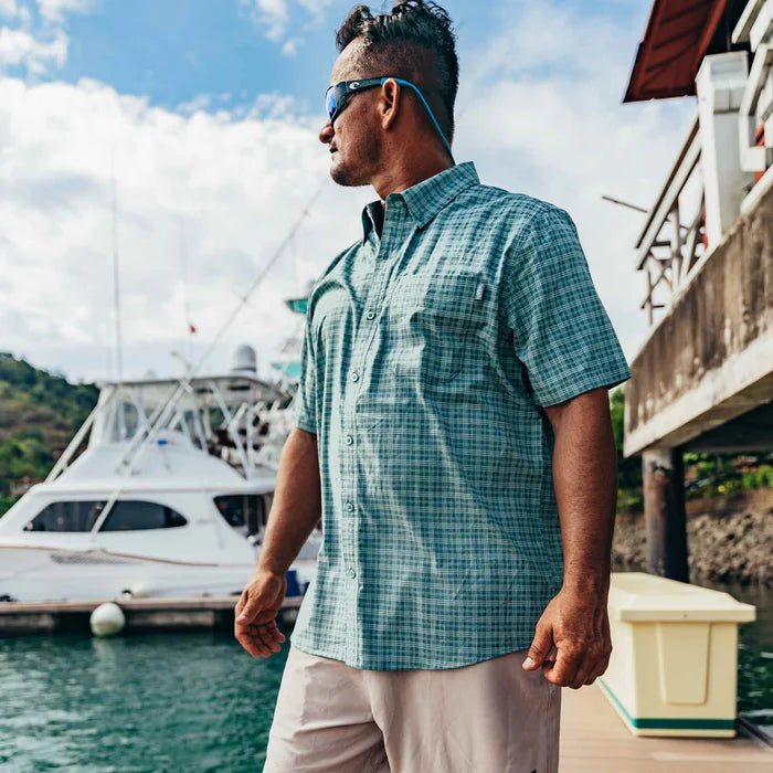 Aftco Dorsal Short Sleeve Button Down