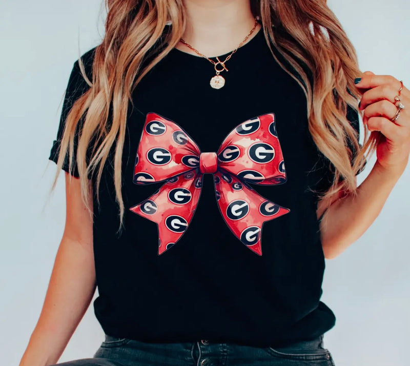 GA Bulldogs Bow Tee