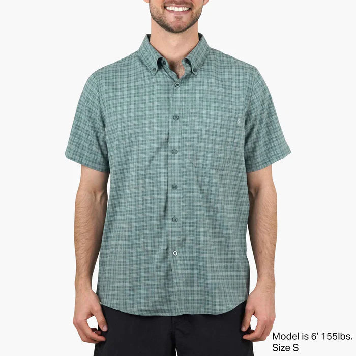 Aftco Dorsal Short Sleeve Button Down