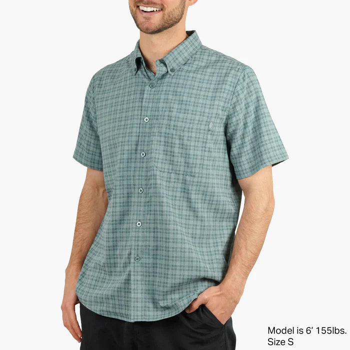 Aftco Dorsal Short Sleeve Button Down