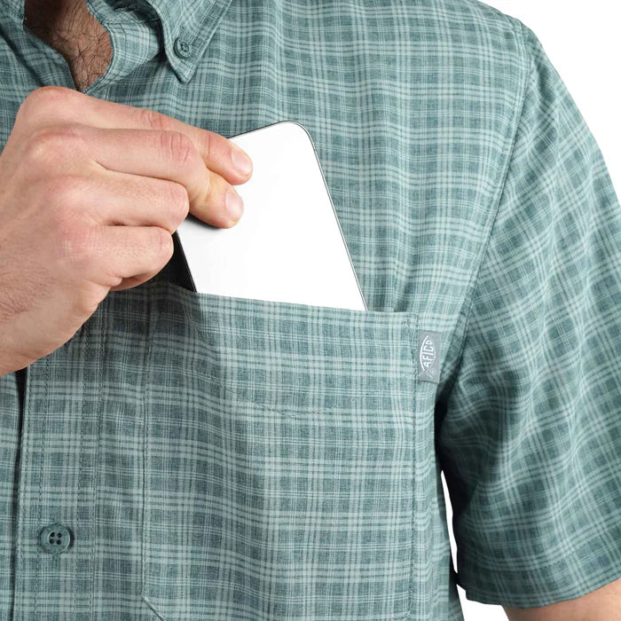 Aftco Dorsal Short Sleeve Button Down