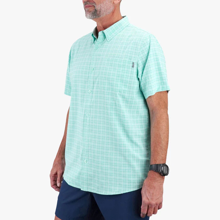 Aftco Dorsal Short Sleeve Button Down