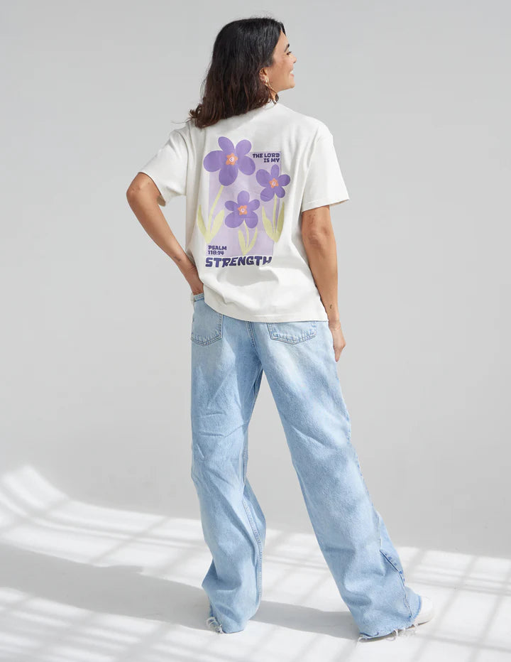 My Strength Floral Tee
