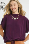 The Pam Plum Top