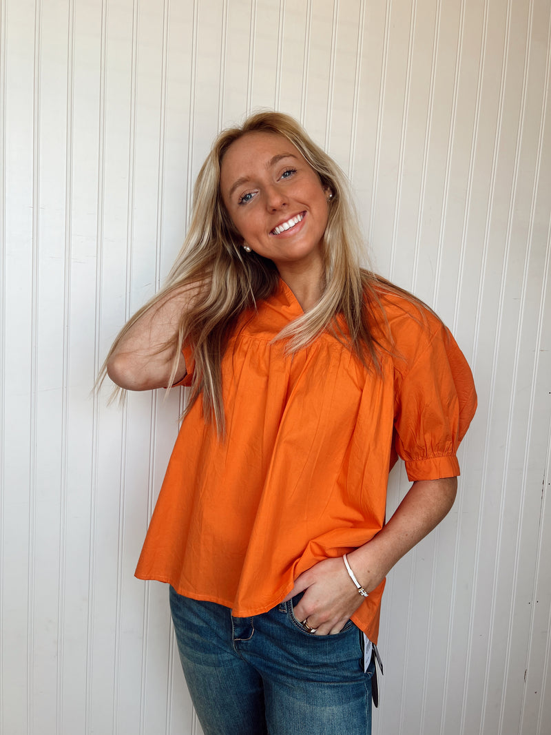The Sherlyn V-Neck Peplum Top