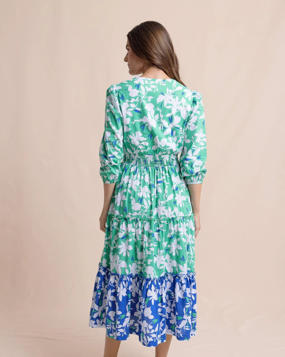 Women's Southern Tide Long Sleeve Bay Print Maxi