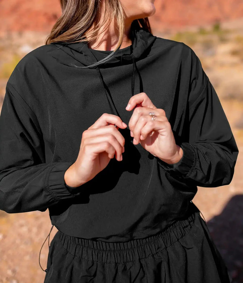 Southern Shirt Company Hybrid Cropped Hoodie
