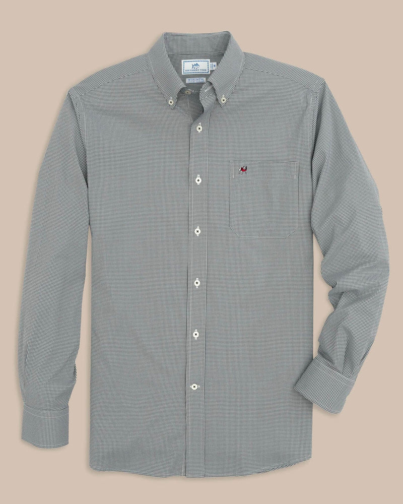 Georgia Bulldogs Gingham Button Down Shirt