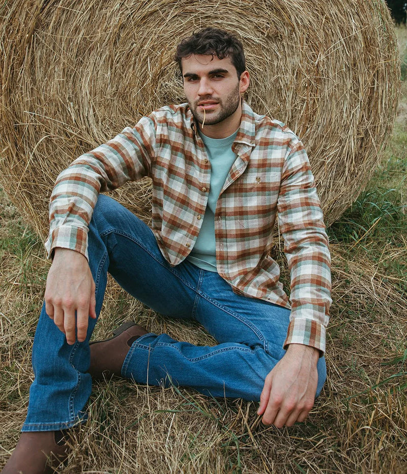 Harding Long Sleeve Flannel Button Down