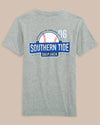 Youth Short Sleeve Skip Jack Baseball Heather Tee