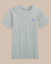 Youth Short Sleeve Skip Jack Baseball Heather Tee