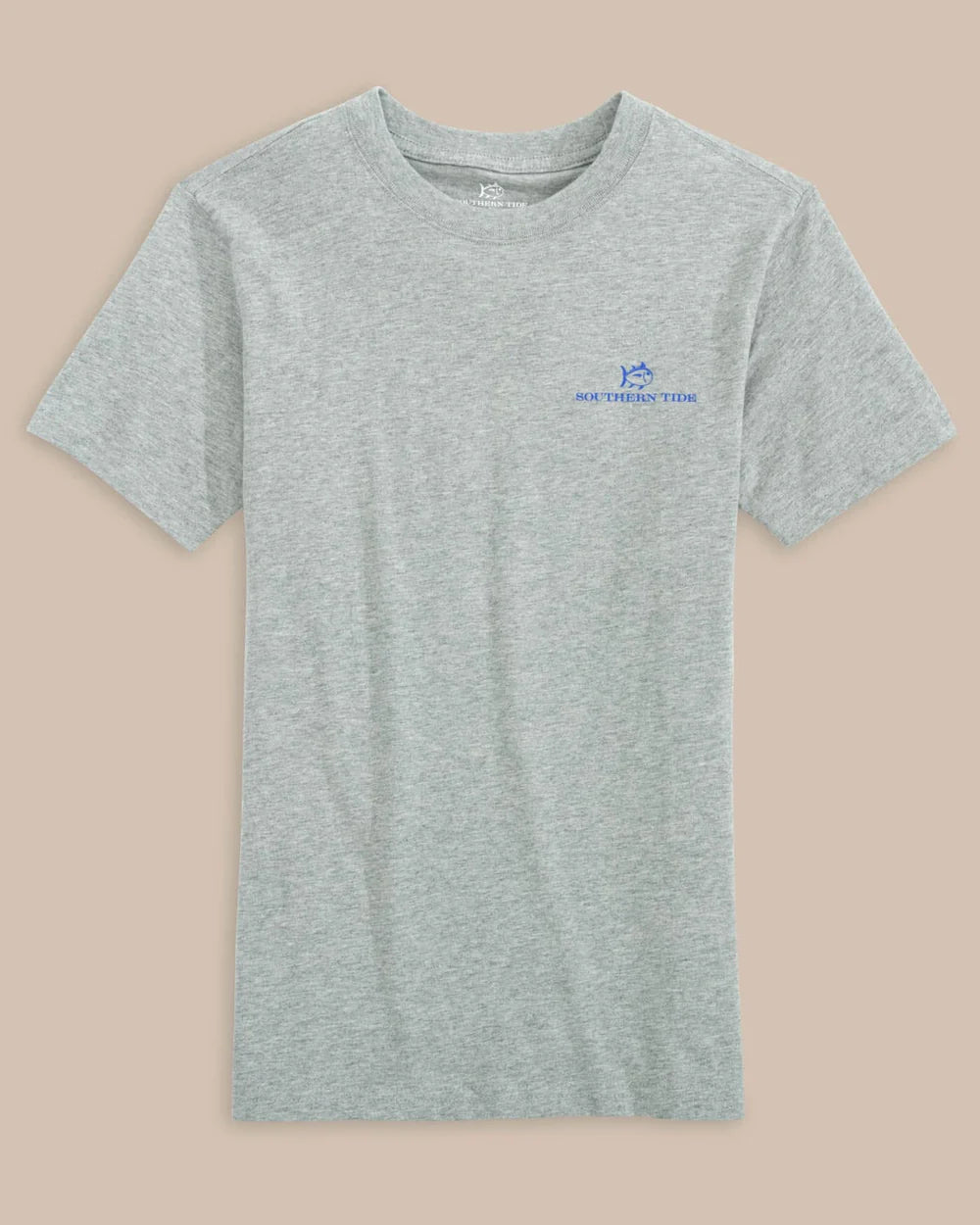 Youth Short Sleeve Skip Jack Baseball Heather Tee