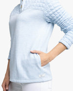 Southern Tide Kelsea Quilted Heather Pullover