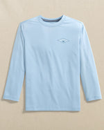 Youth Southern Tide Long Sleeve Shark Attack Performance Tee