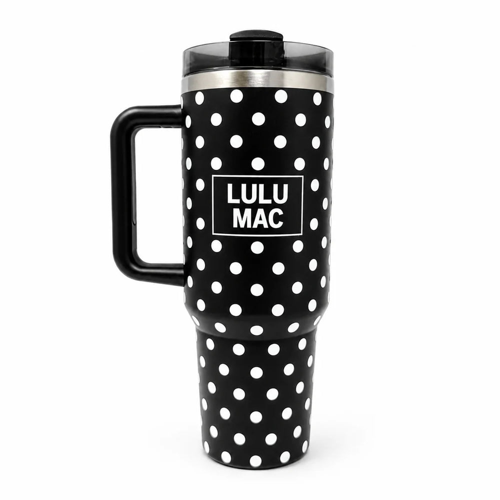Black/White Polka Dot