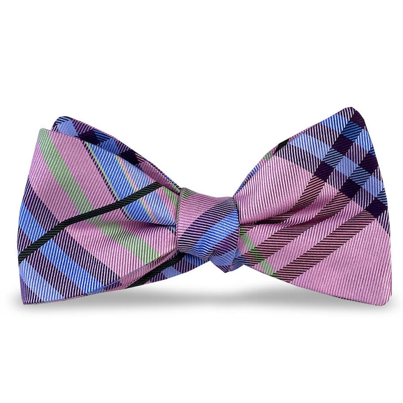 Neapolitan Plaid:Bow Tie-Pink
