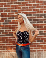 Polka Dot Sweetheart Top