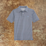 Youth Driver Gingham Performance Polo
