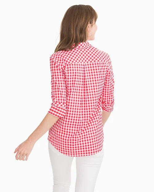 Performance Gameday Gingham Top