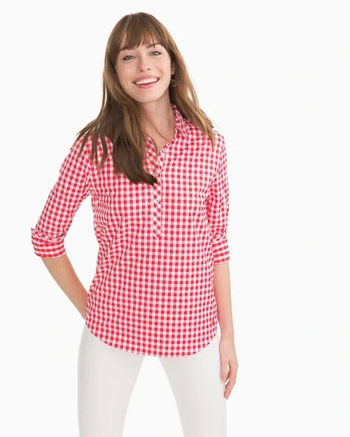 Performance Gameday Gingham Top