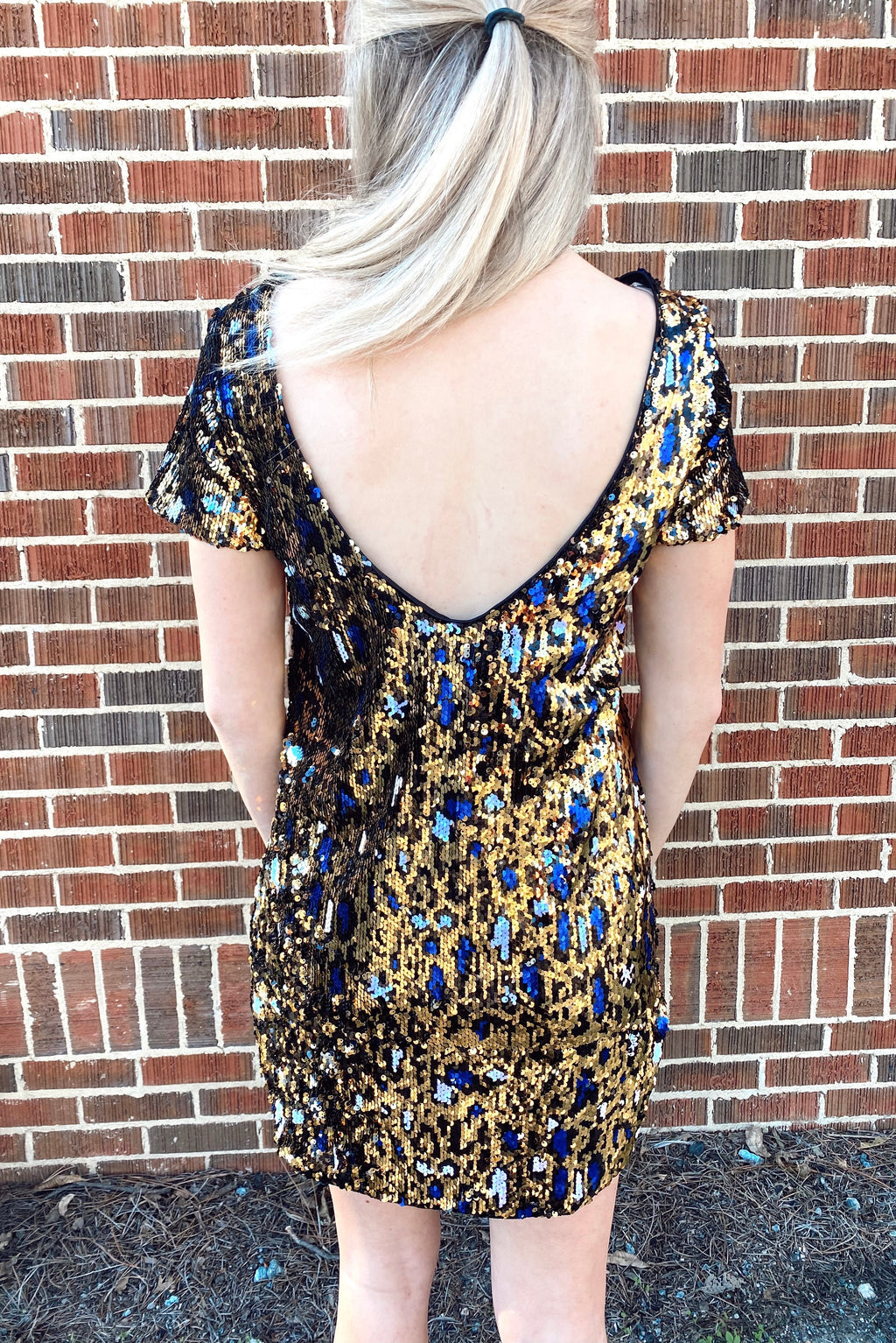 The "Lola" Sequin Leopard Dress