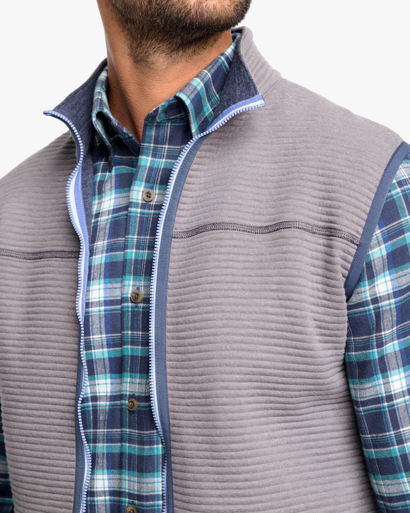 M's Southern Tide Ridgepoint Heather Reversible Vest