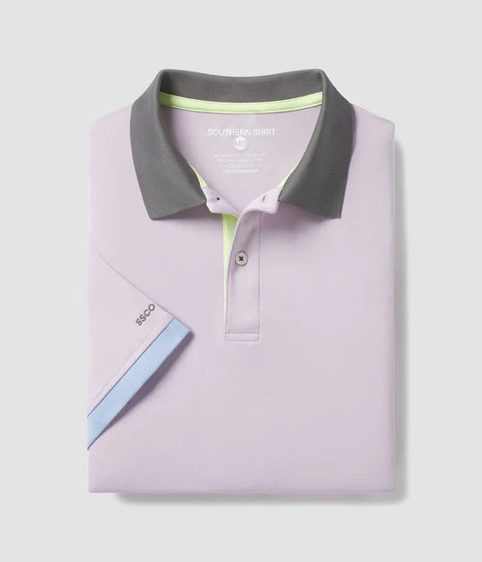 Southern Shirt Retro Ribbed Cuff Polo